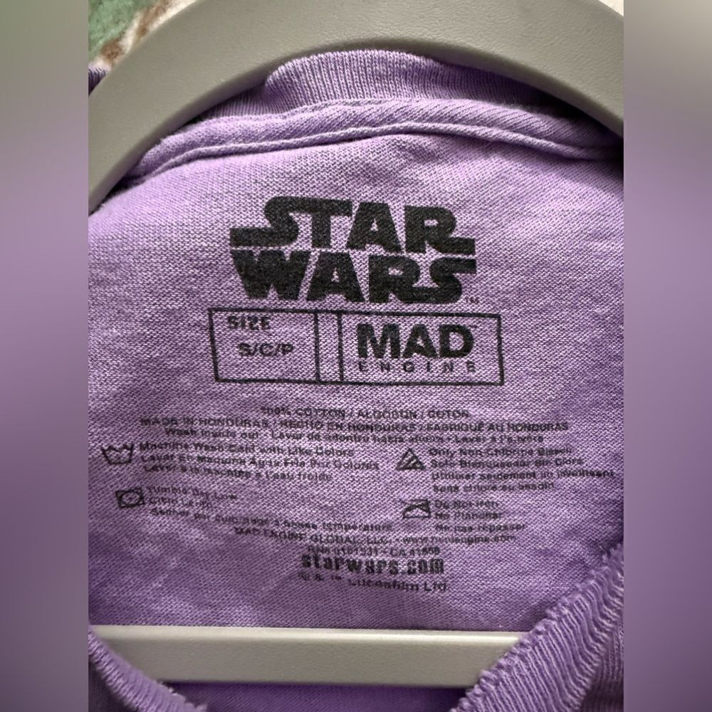 Star Wars The Dark Side Purple TShirt Men's NWOT - Picture 7 of 7
